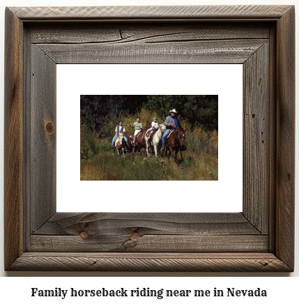family horseback riding near me Nevada